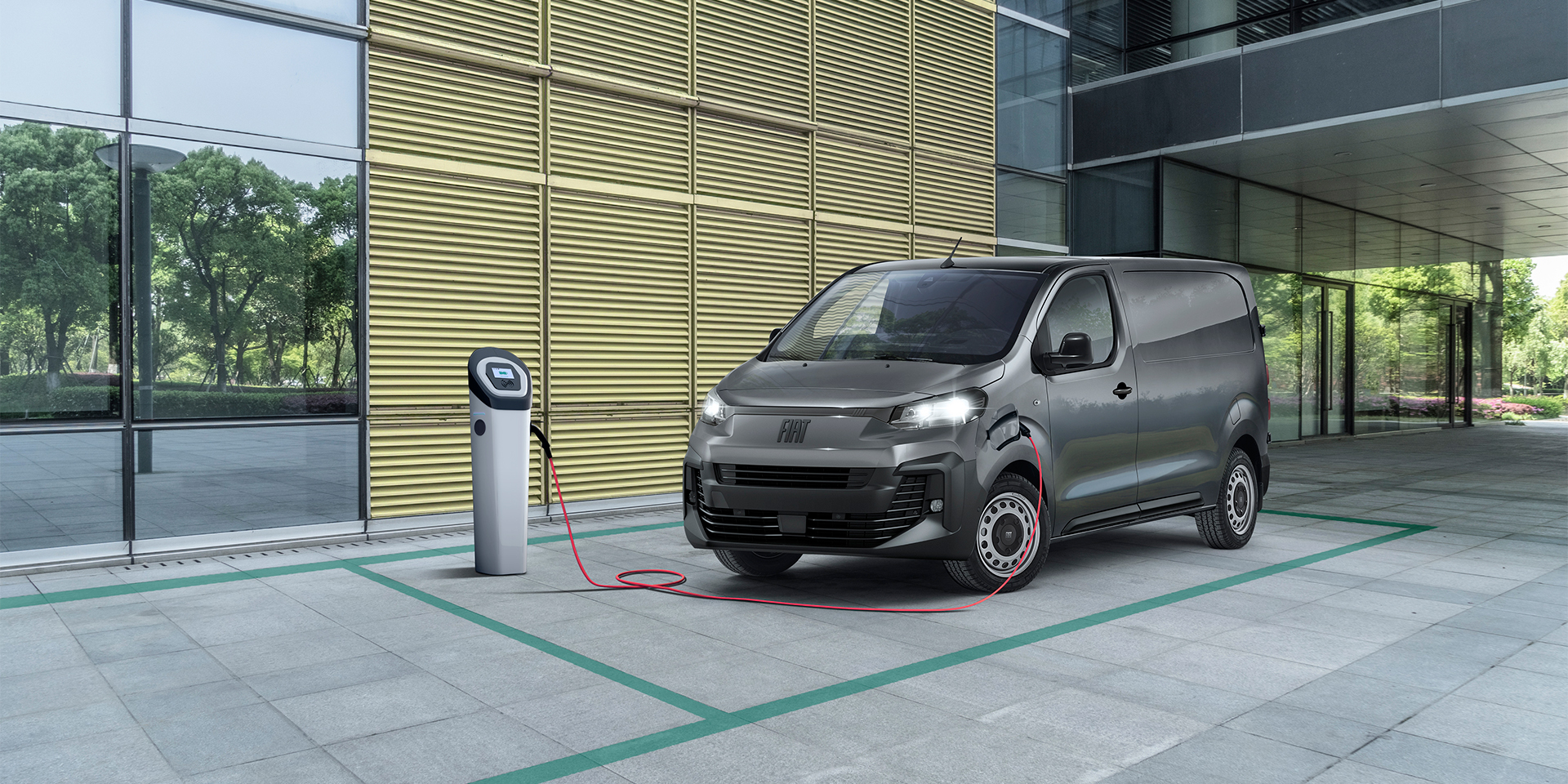 Fiat Professional utility vehicle parked on street